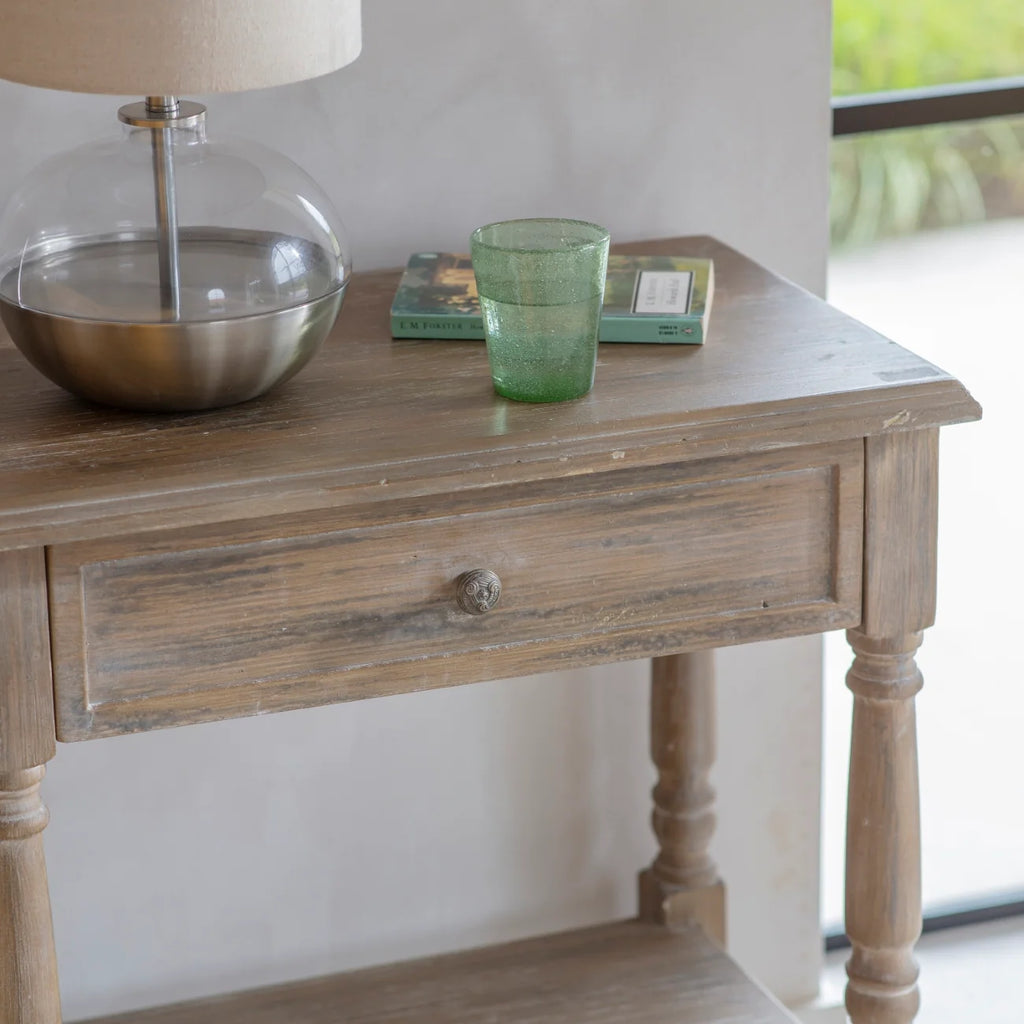 Ilkley Single Drawer Side Table 65cm