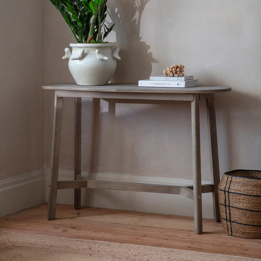 Ilkley Rounded Hall Table 120cm | Annie Mo's