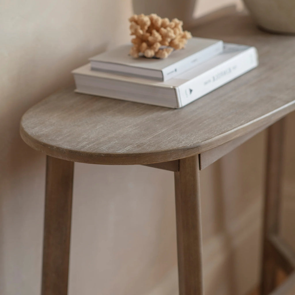 Ilkley Rounded Hall Table 120cm