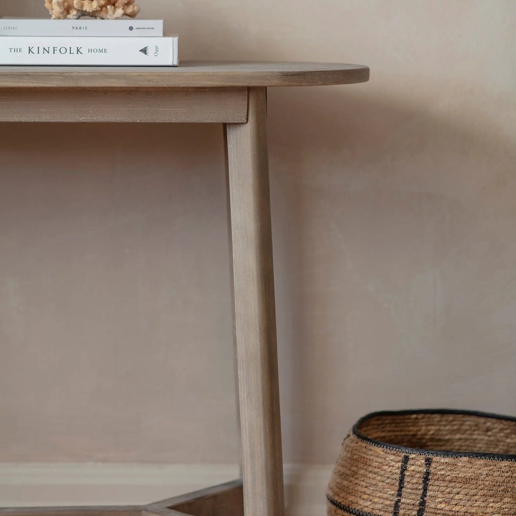 Ilkley Rounded Hall Table 120cm