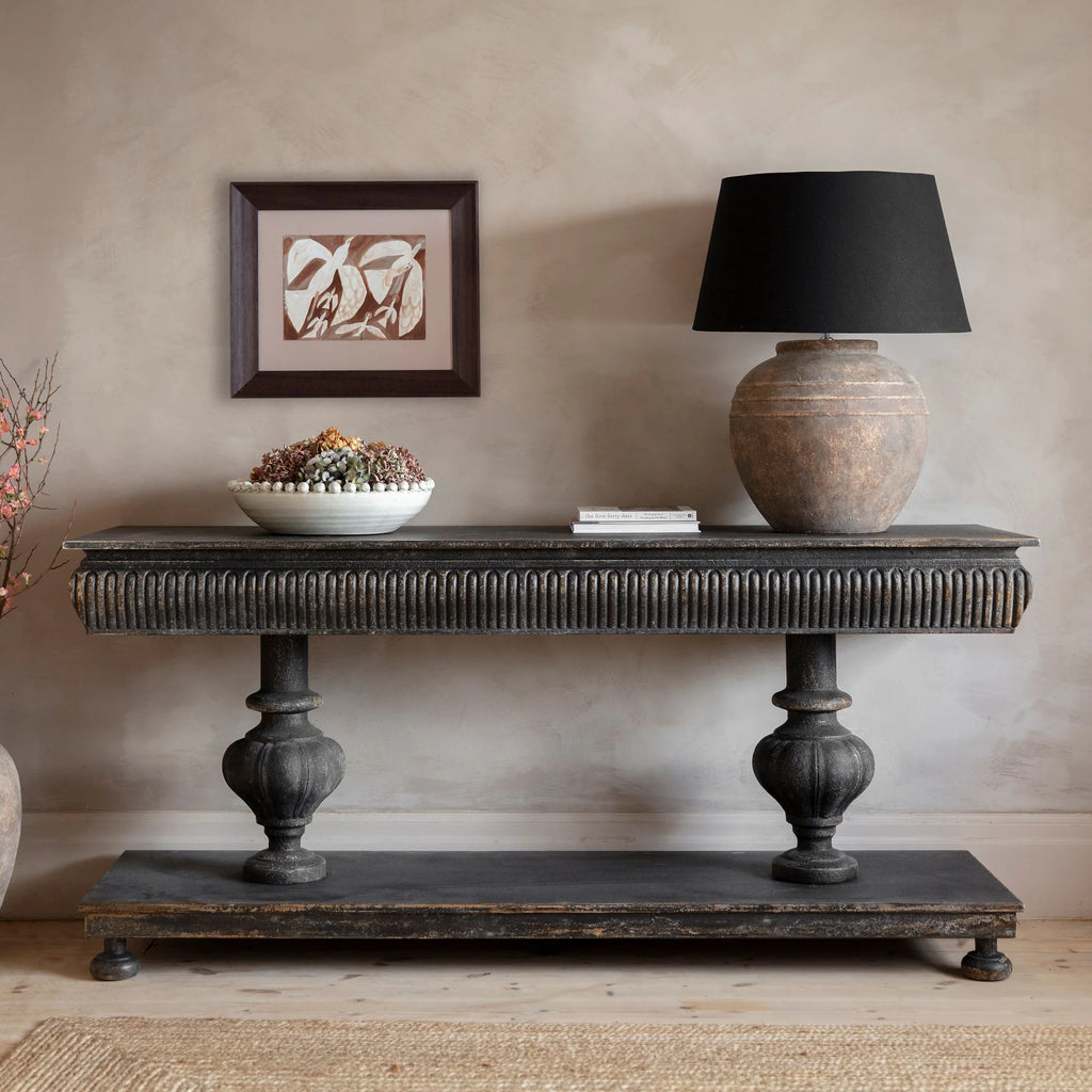 Clovelly Balustrade Console Table 186cm | Annie Mo's