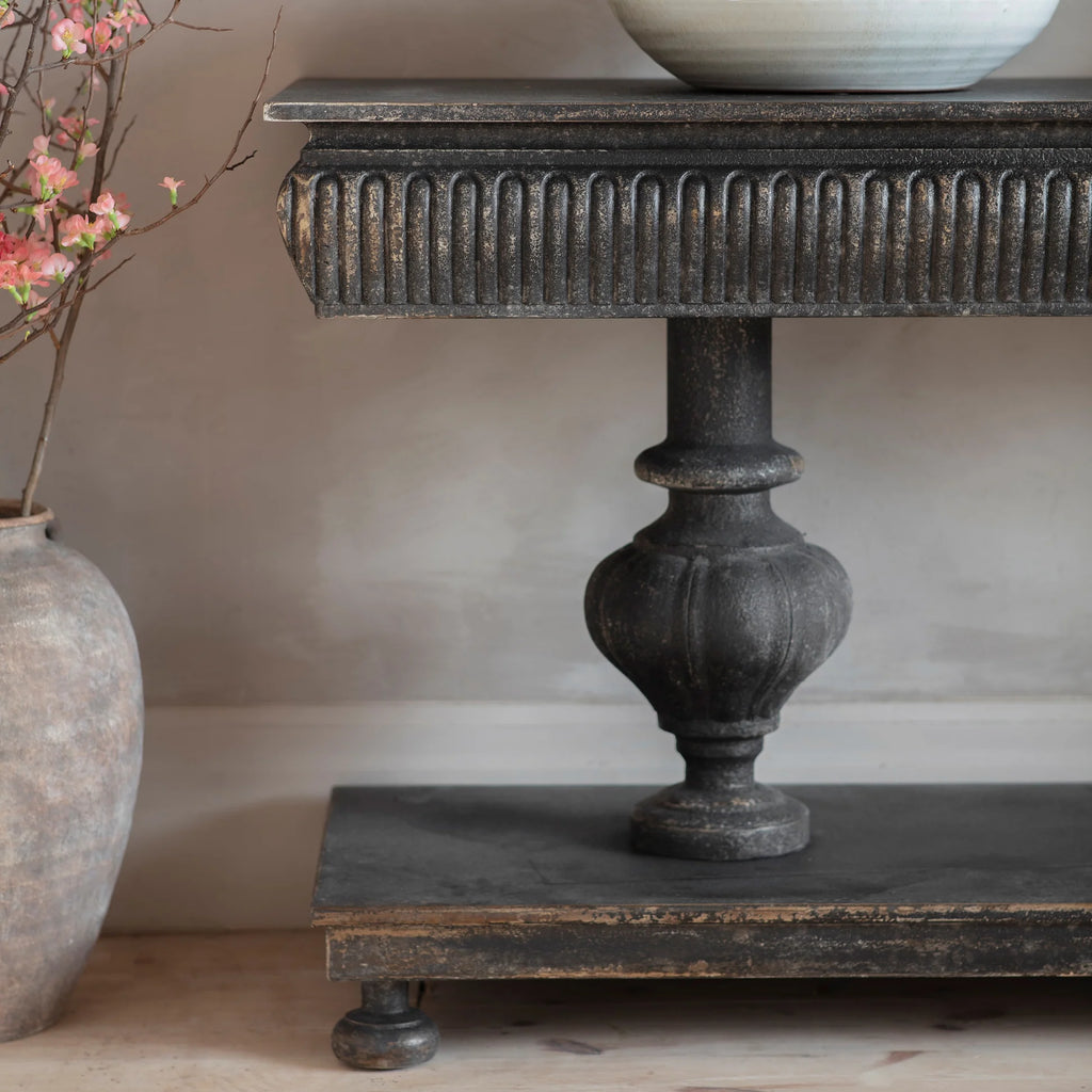 Clovelly Balustrade Console Table 186cm