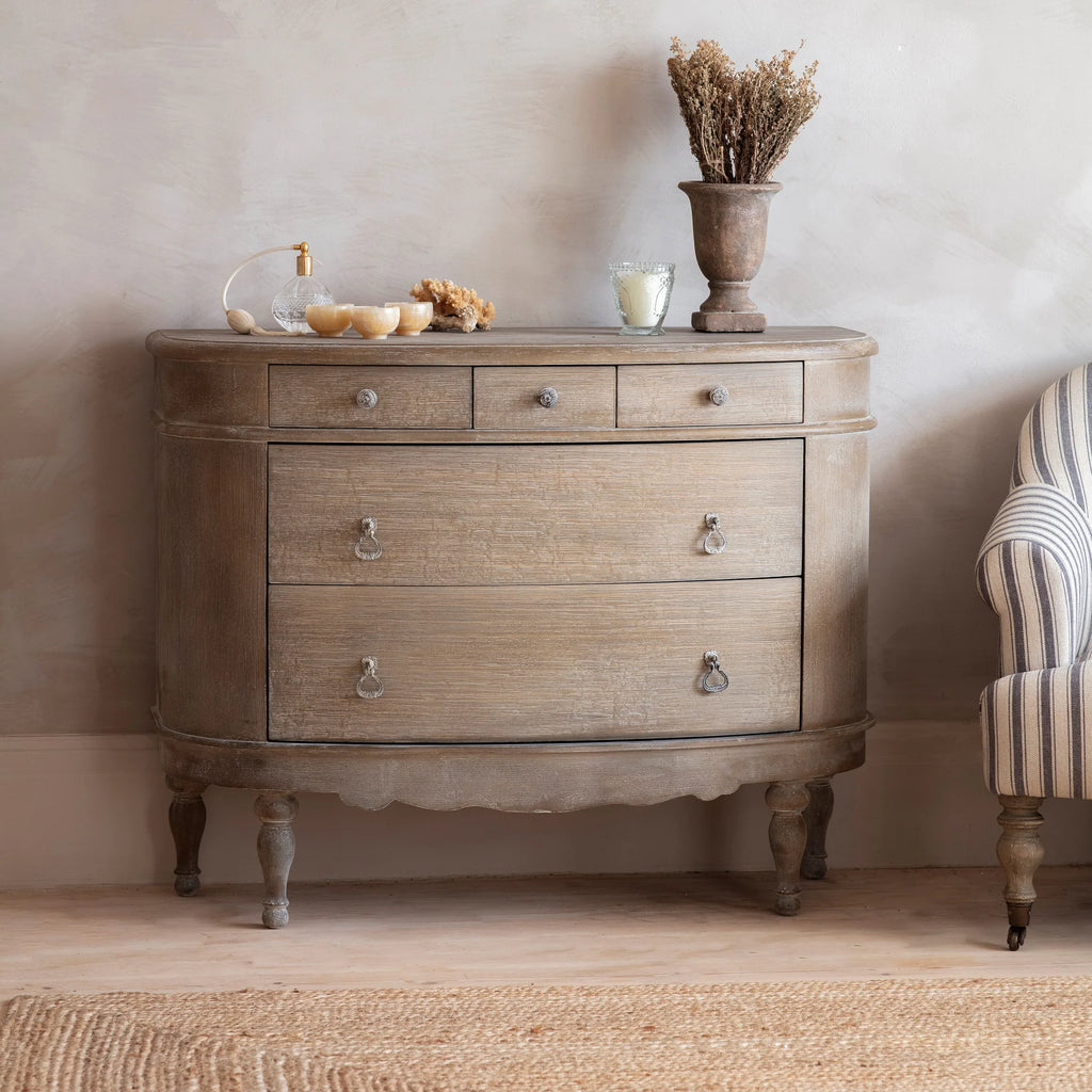 Ilkley Large Chest of Five Drawers 105cm Wide | Annie Mo's