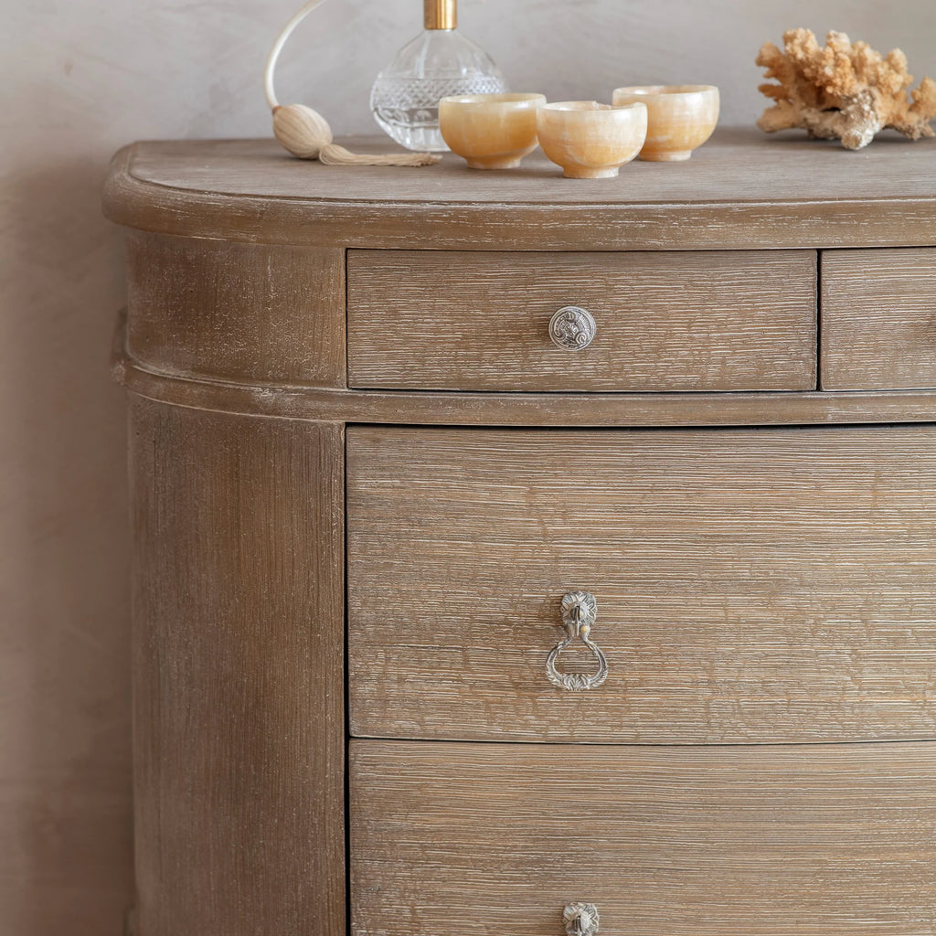 Ilkley Large Chest of Five Drawers 105cm Wide