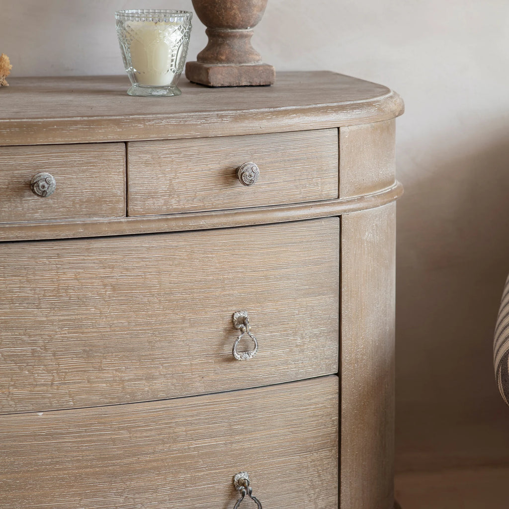 Ilkley Large Chest of Five Drawers 105cm Wide