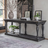 Clovelly Large Console Table with Shelf 200cm | Annie Mo's