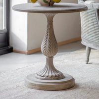 Ilkley Pedestal Side Table 60cm | Annie Mo's