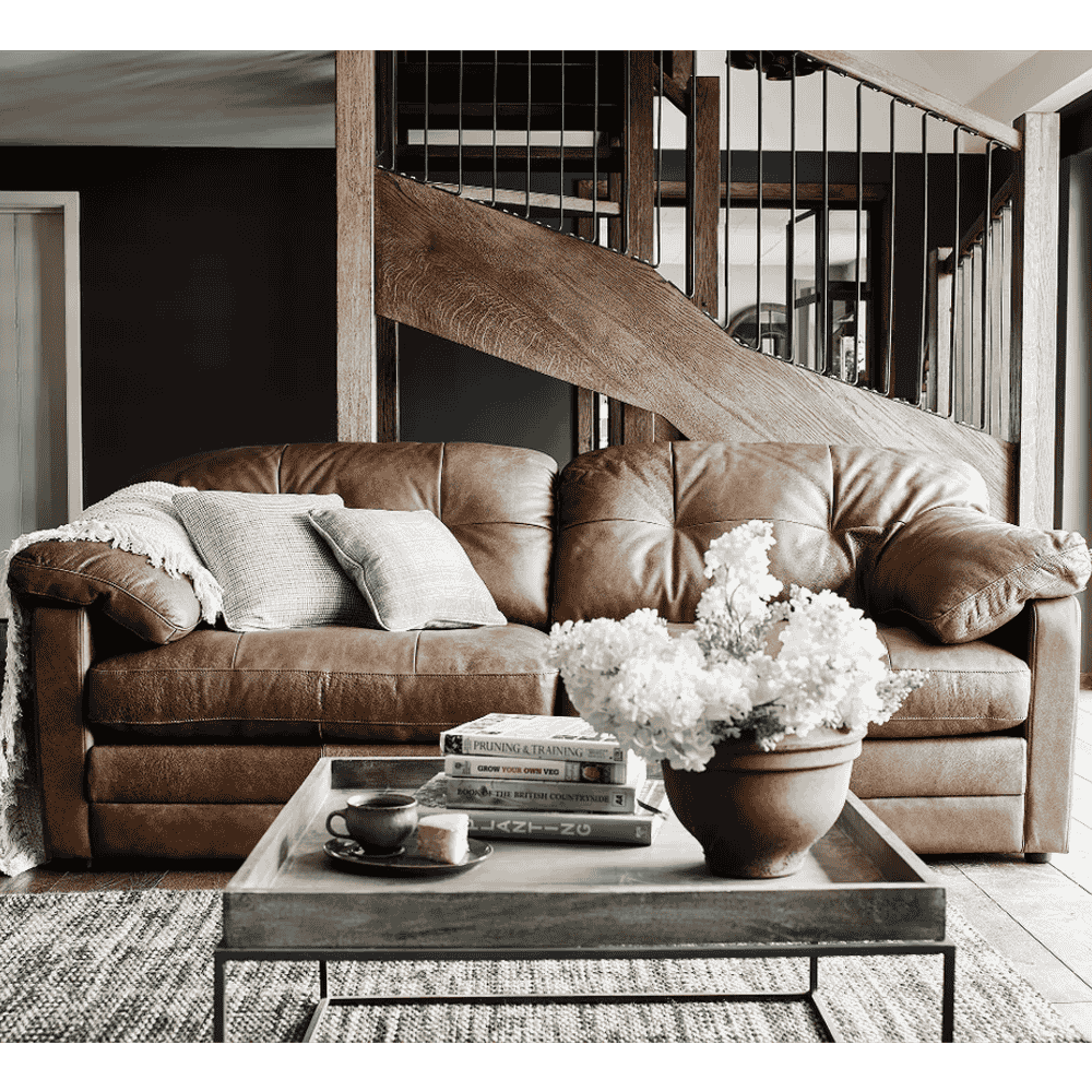 Bailey Four Seat Sofa - Split | Leather