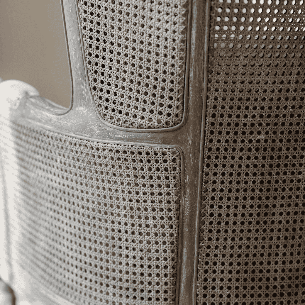 Barton Wingback Bergere Armchair-H