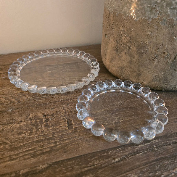 Beaded Edge Candle Plates 3