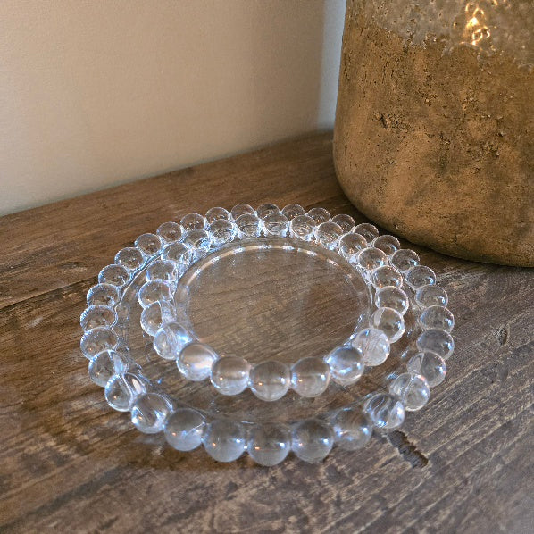 Beaded Edge Candle Plates 4