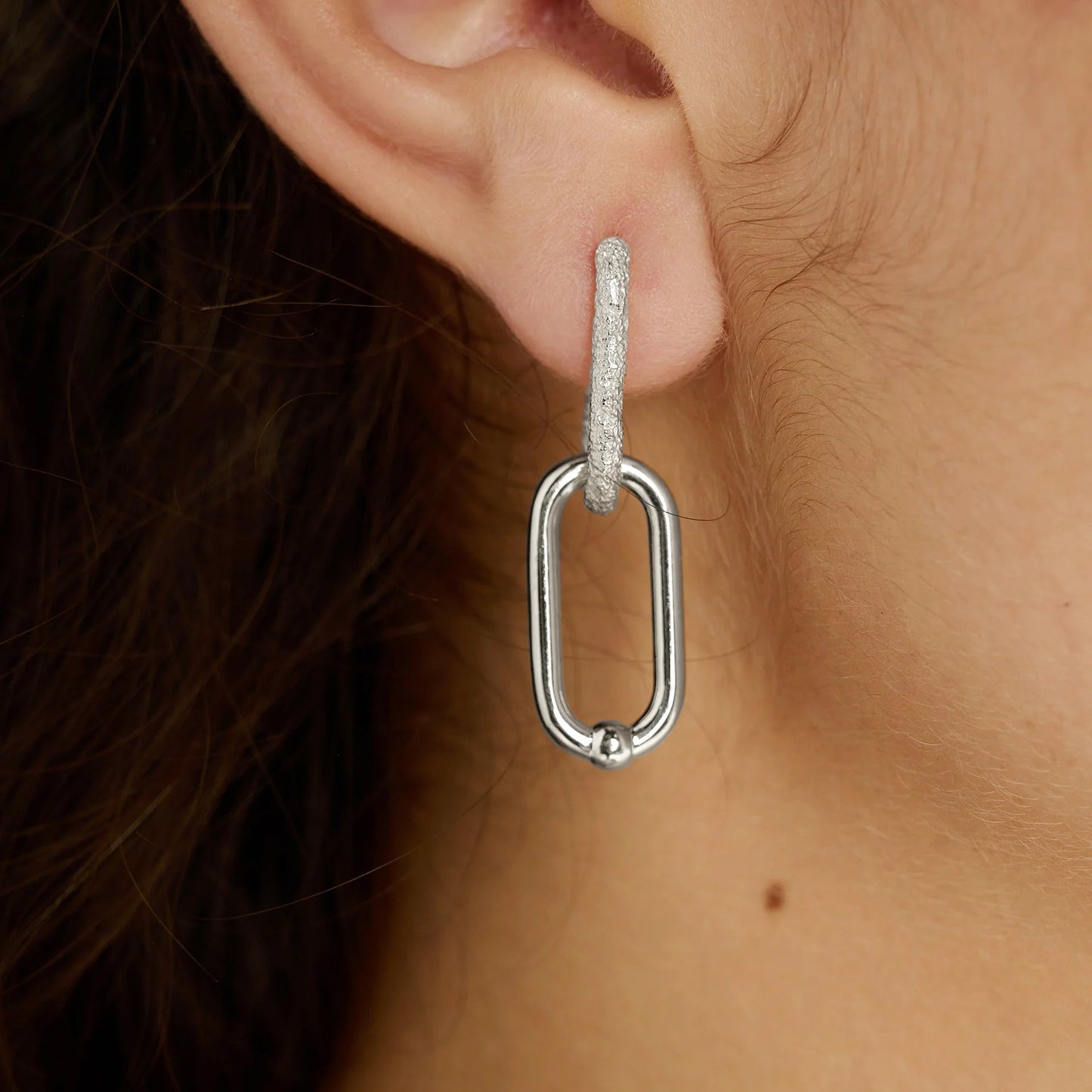 Belong Earrings - Silver | Annie Mo's