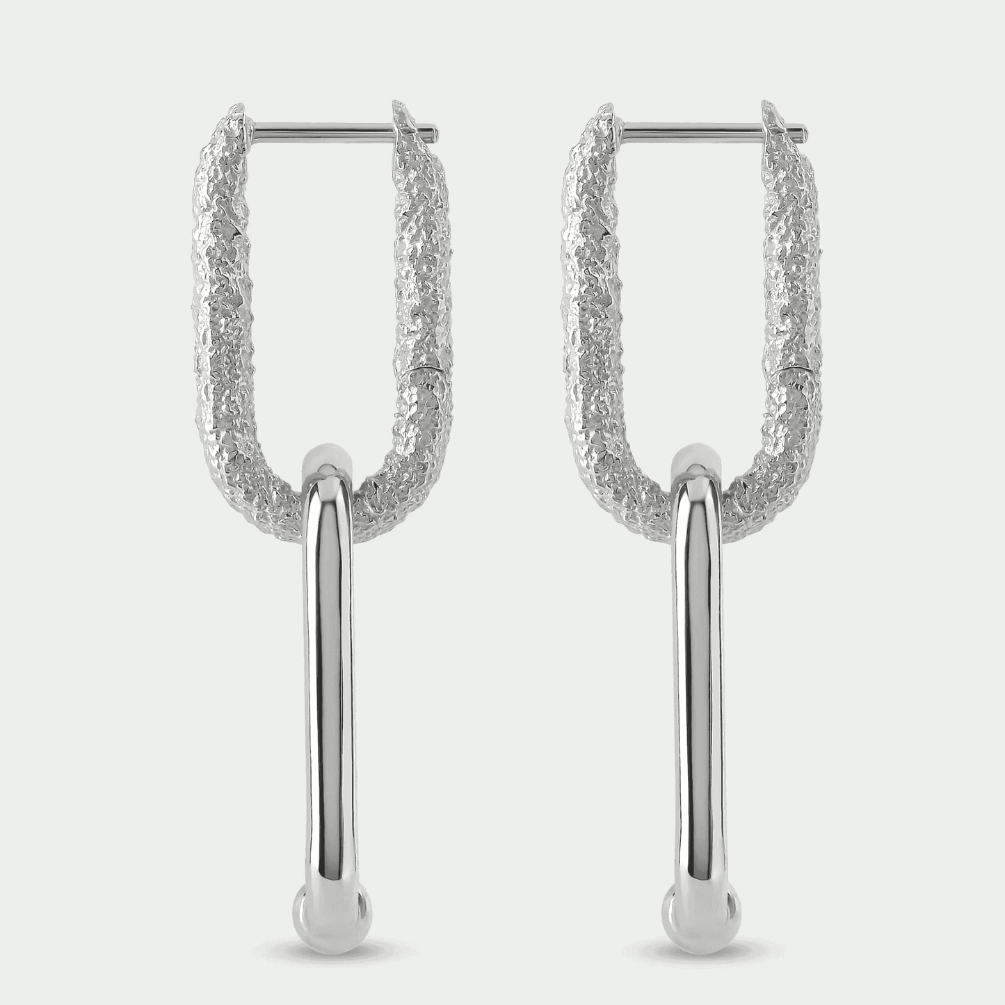 Belong Earrings - Silver-D