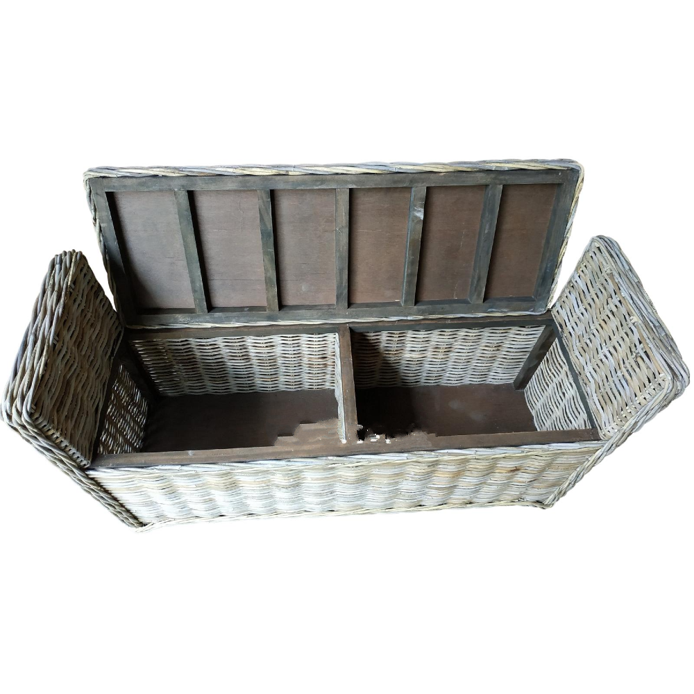 Rectangle Bench with Trunk Storage 123cm