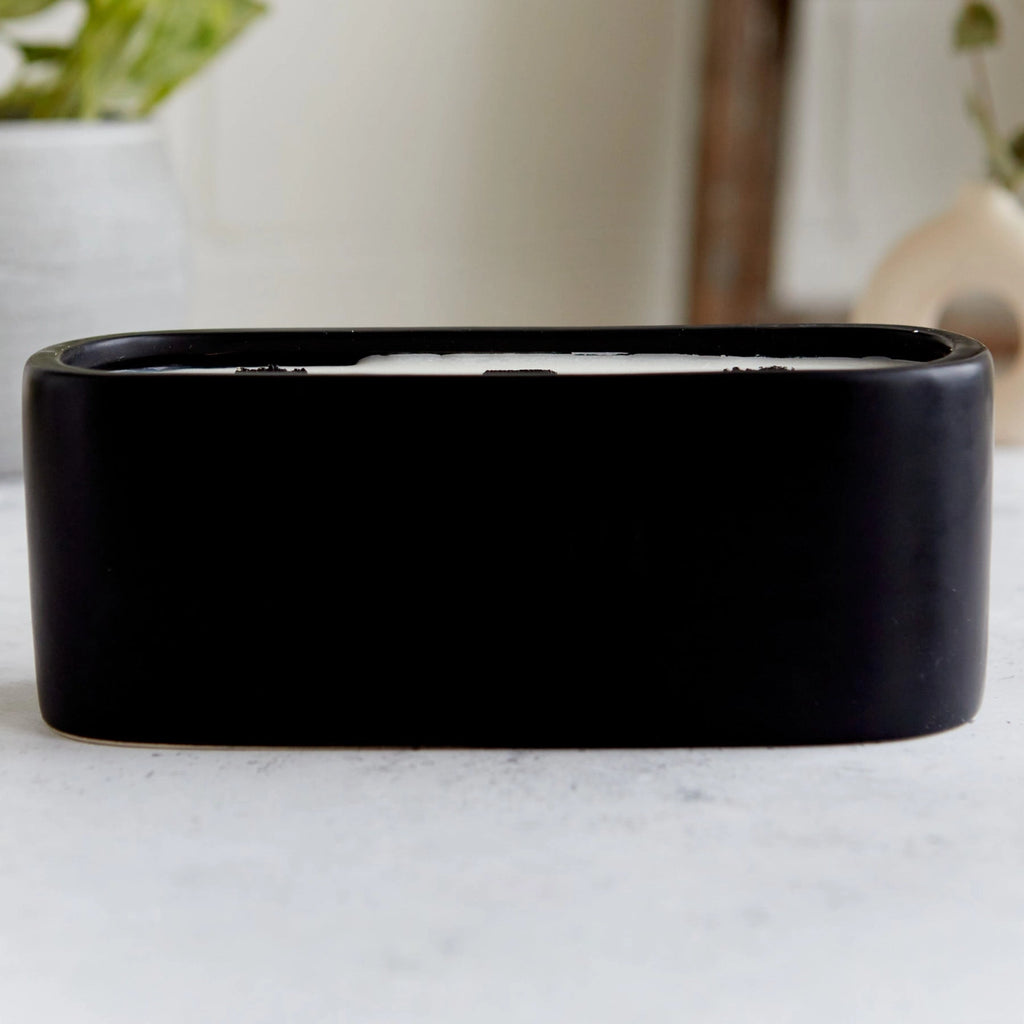 Black Baguette Candle - Activated Charcoal and Matcha