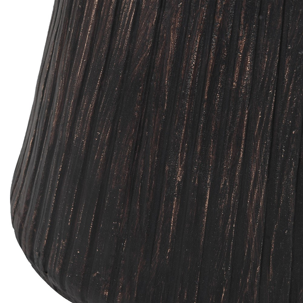 Black Drum Accent Table 67cm D