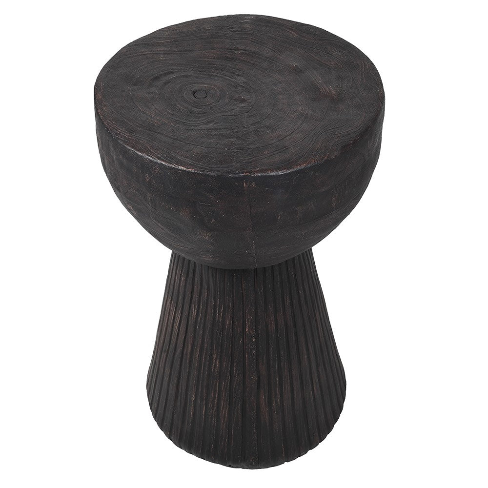 Black Drum Accent Table 67cm E