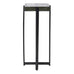 Block Glass Side Table 62cm