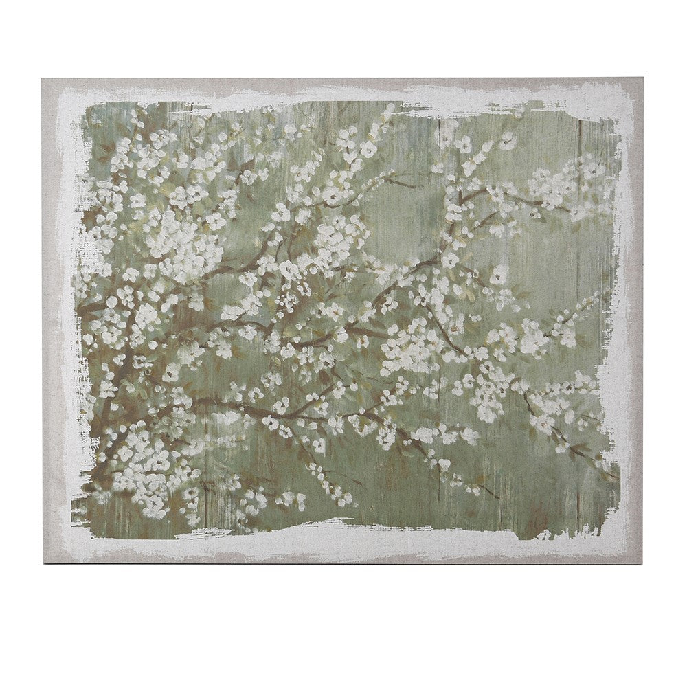 Blossom Canvas with Sage Green Background 152cm | Annie Mo's
