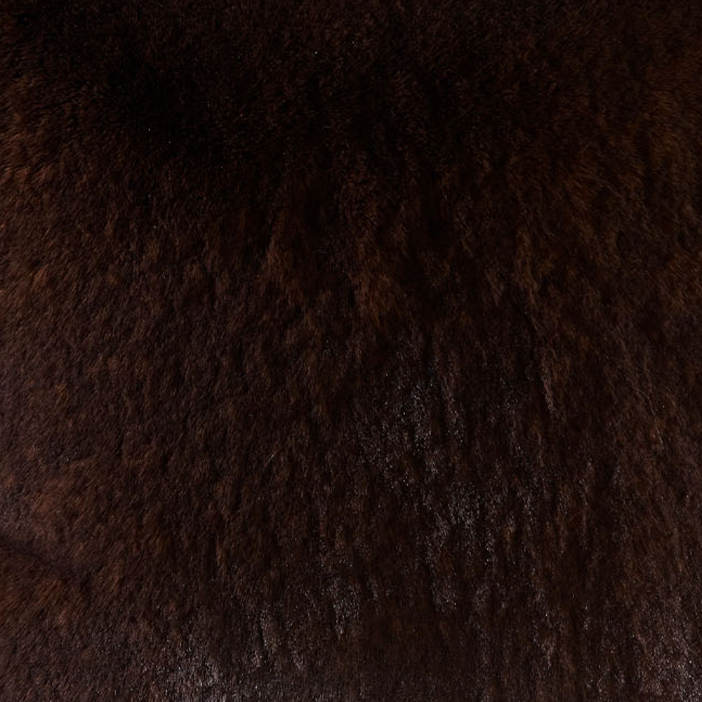 Brown Bear Faux Fur Cushions - Size Choice