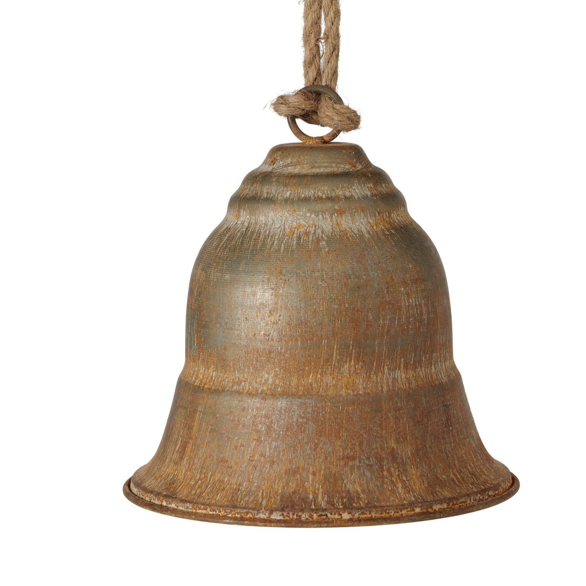 Brushed Effect Iron Large Bells - Size Choice-E