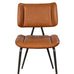Jack Cognac PU Leather Dining Chair