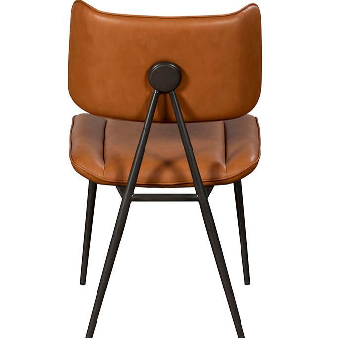 Jack Cognac PU Leather Dining Chair