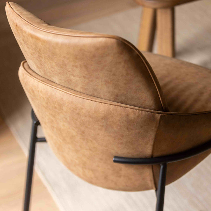 Jackson Dining Chair (Tan) Pair