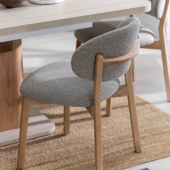Leo Dining Chair (Grey) Sold as a Pair