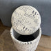 Patterned Occasional Storage Stool 45cm Style Two