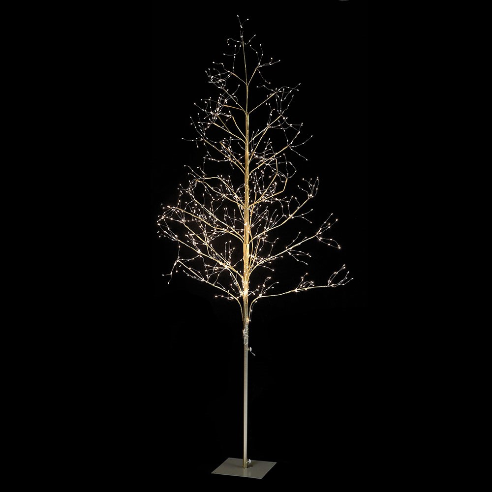 7ft Lit Gold Outdoor Tree 213cm | Annie Mo's