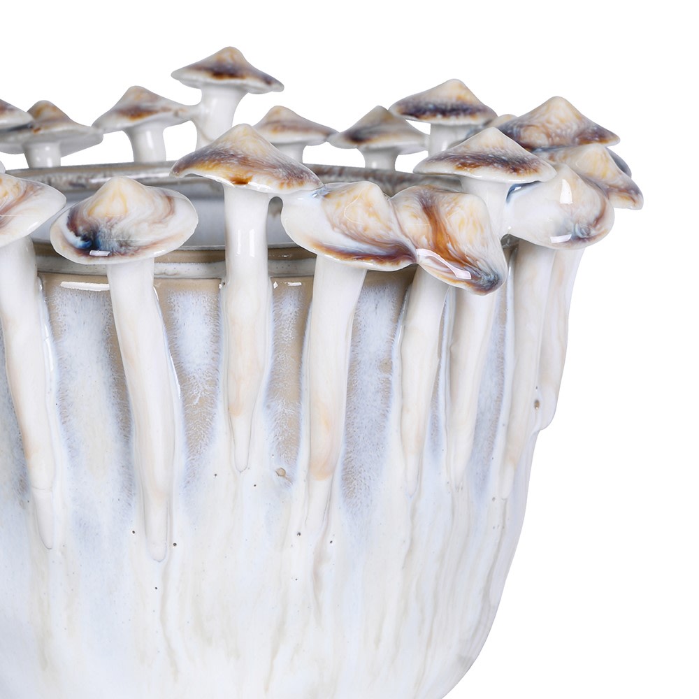 Mini Glazed Fungi Vase 15cm