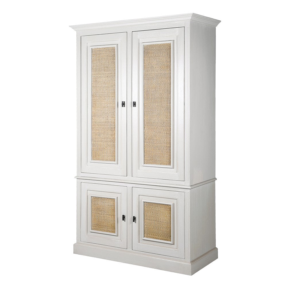 Nordic Gustavian Pantry Cabinet 130cm Wide