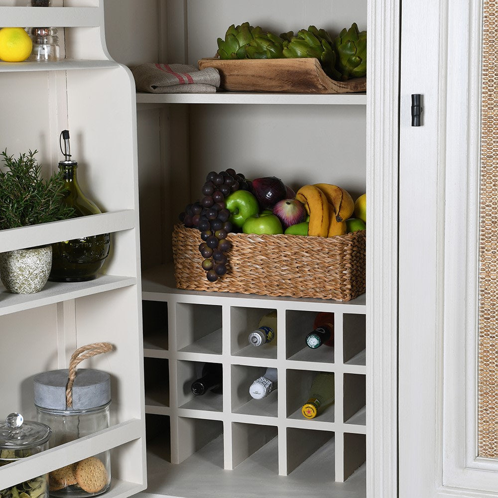 Nordic Gustavian Pantry Cabinet 130cm Wide