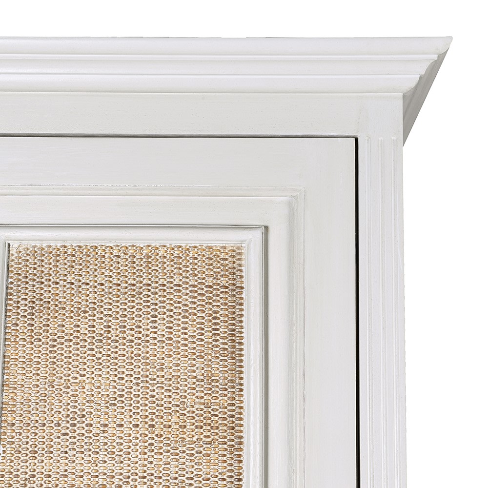 Nordic Gustavian Pantry Cabinet 130cm Wide