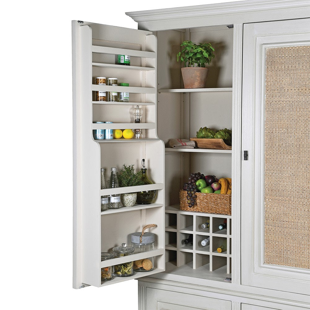Nordic Gustavian Pantry Cabinet 130cm Wide