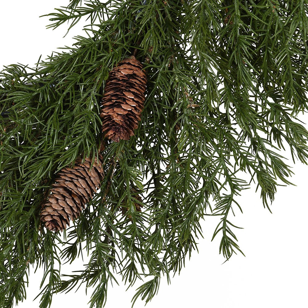 Evergreen Cone Wreath 76cm