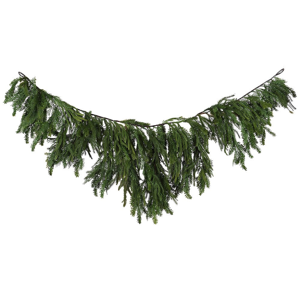 Evergreen Fireplace Swag 180cm | Annie Mo's