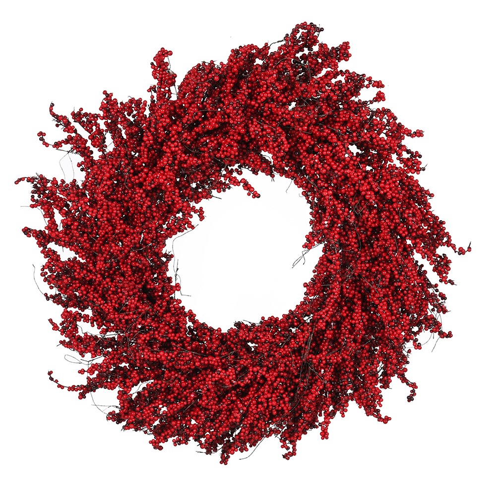 Red Berry Wreath 80cm | Annie Mo's