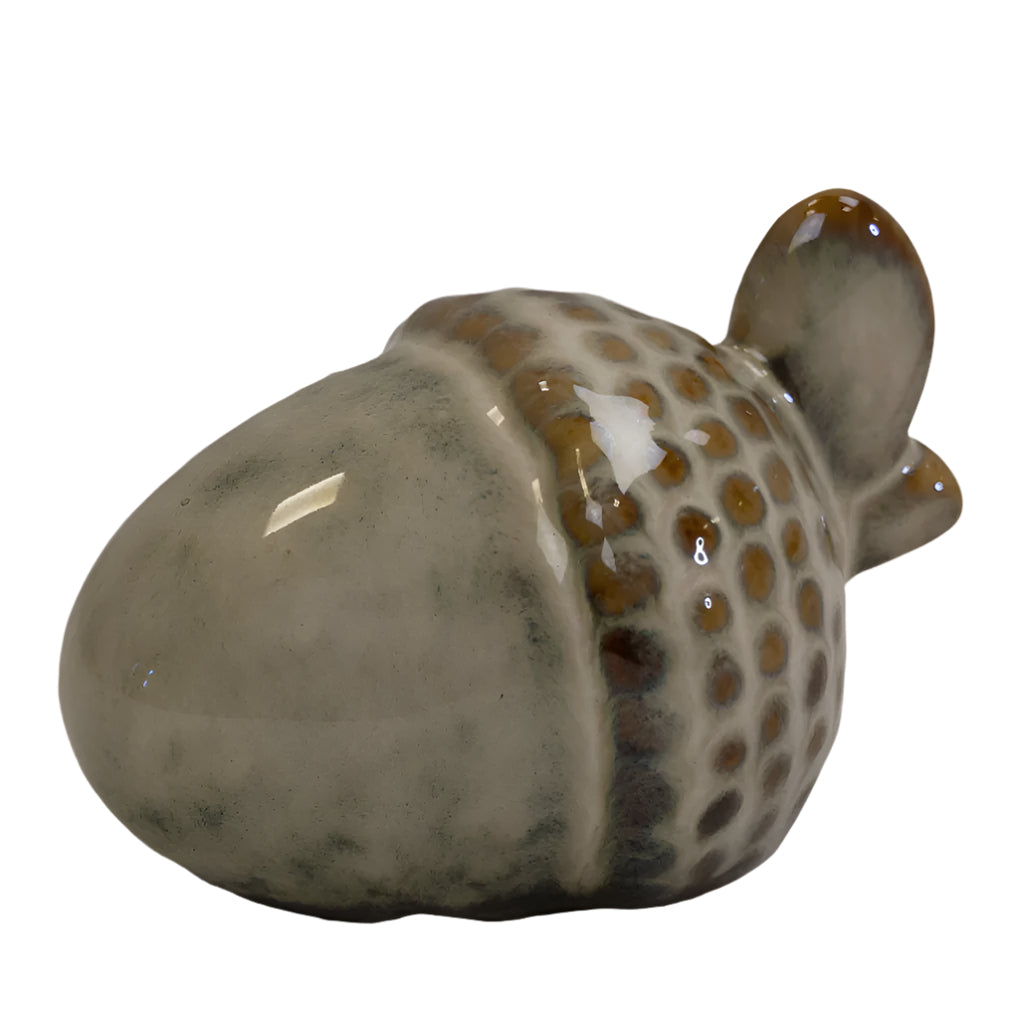 Beige Mottle Ceramic Acorn Decoration (5cm) | Annie Mo's