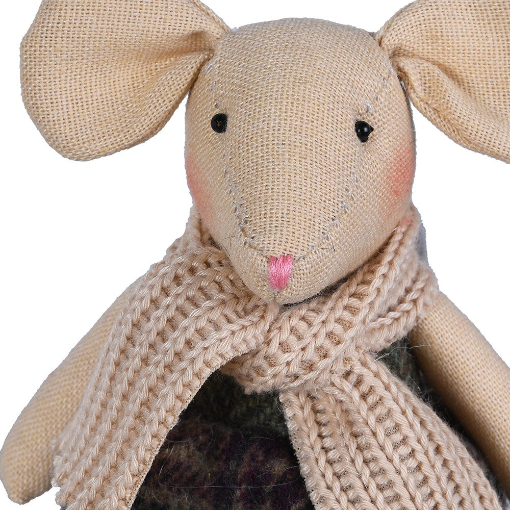 Plaid Pippin Mouse 18cm