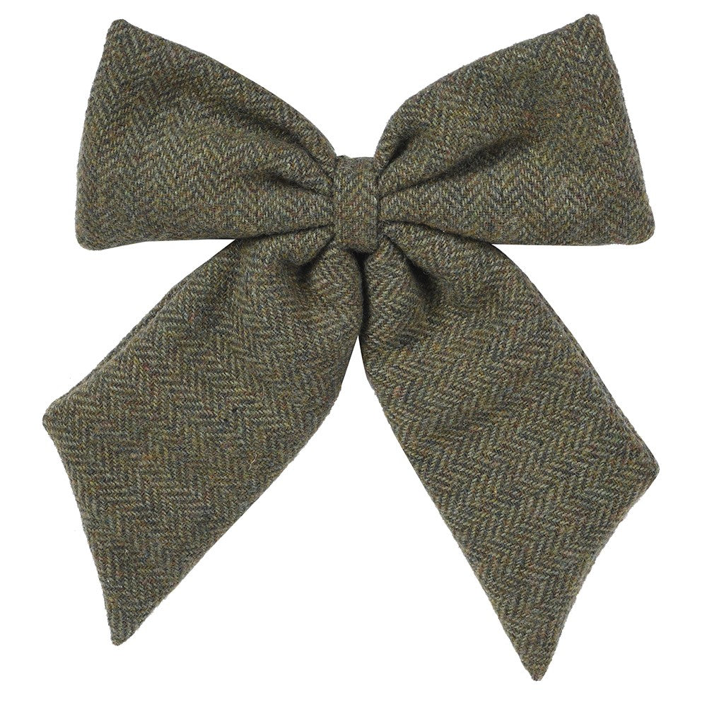Herringbone Clip Bow 23cm | Annie Mo's