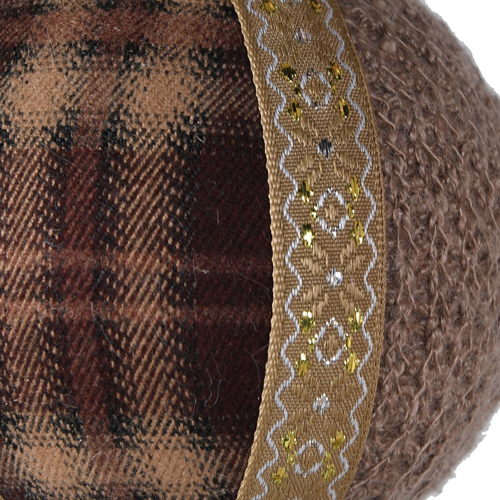 Highland Plaid Bauble 8cm