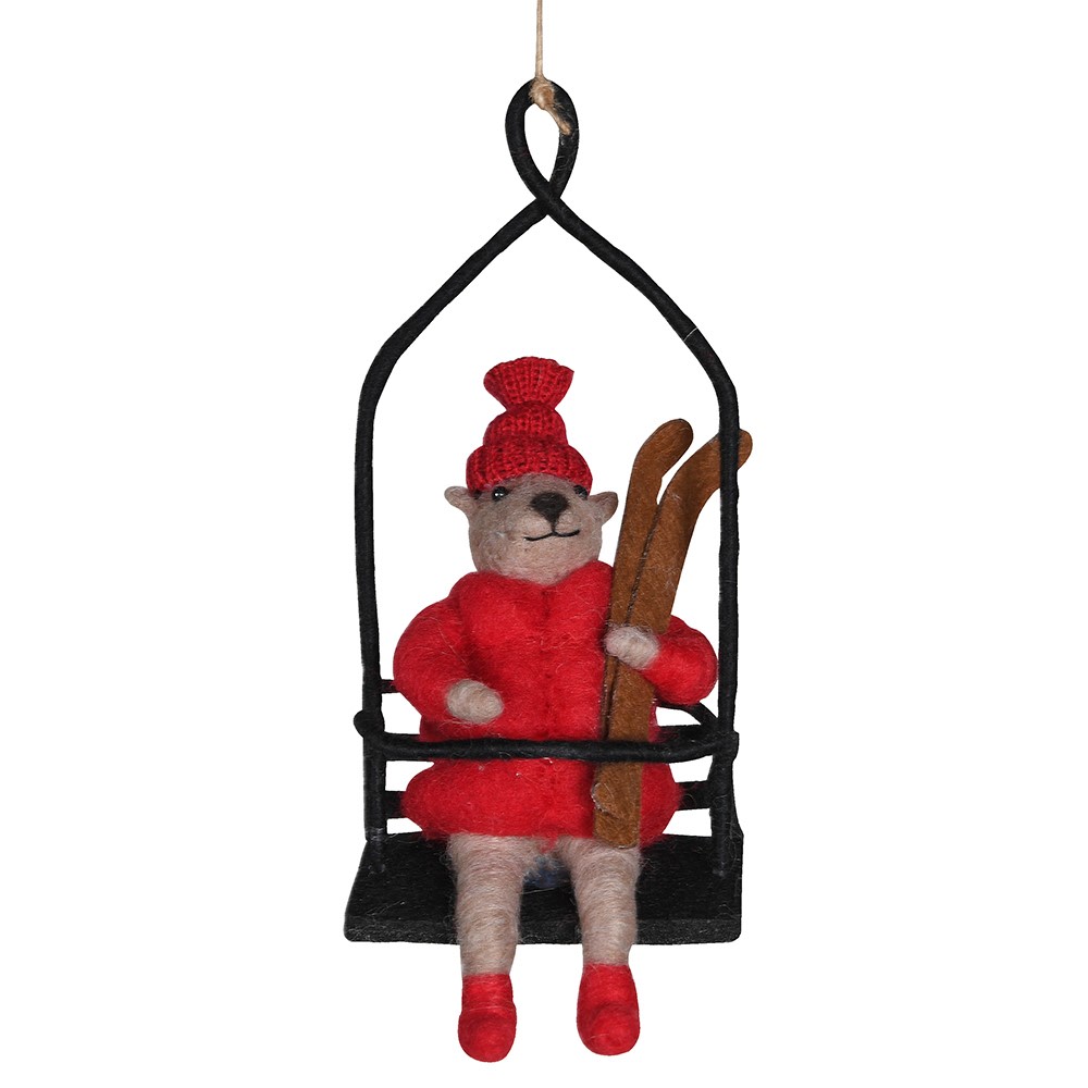 Tristan Chill On Ski Lift 18cm | Annie Mo's