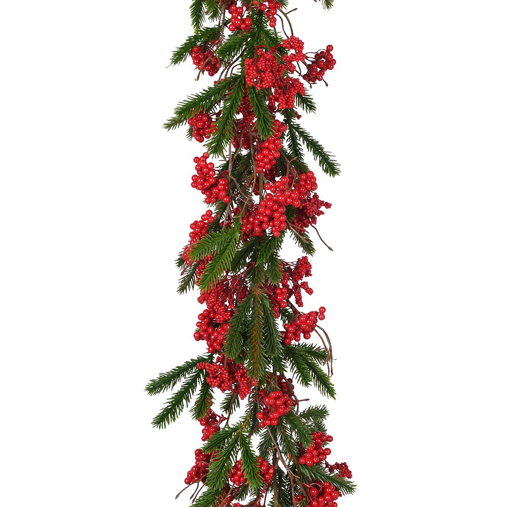 Pine Berry Garland 172cm | Annie Mo's