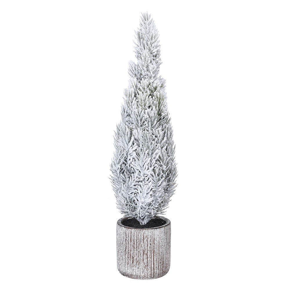 Snowy Pine Tree in Ceramic Pot 53cm | Annie Mo's