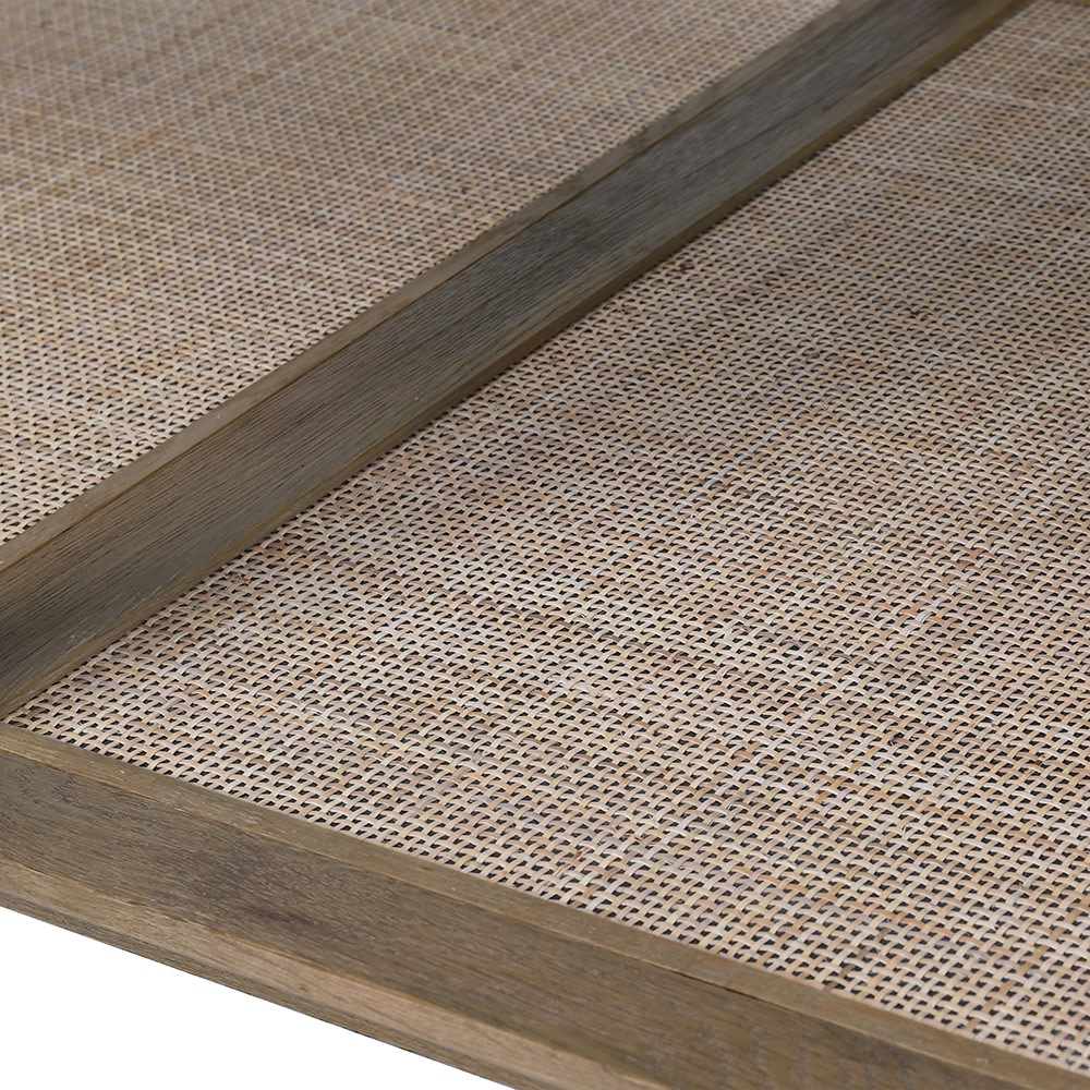 Oak and Glass Coffee Table 150cm