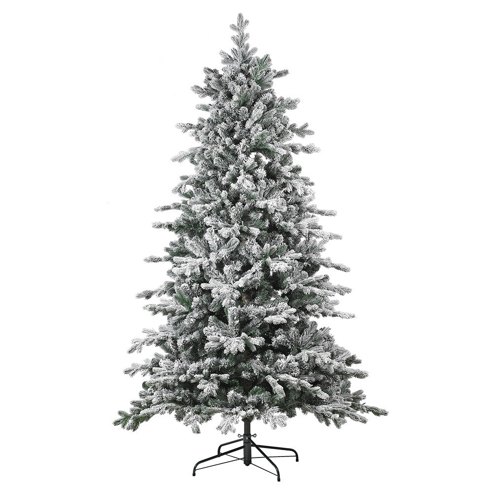 7.5ft. 500 LED Lit Flocked Tree 229cm