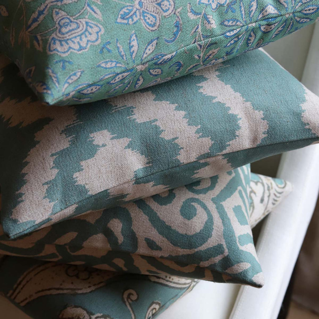 Zygot Sea Mist Cushion with Feather Inner 50cm x 50cm