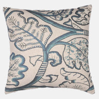 Blanchette Navy Cushion with Feather Inner 50cm x 50cm | Annie Mo's
